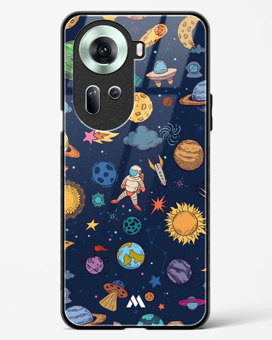 Space Frenzy Glass Case Phone Cover (Oppo)