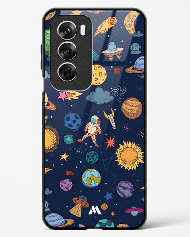 Space Frenzy Glass Case Phone Cover (Oppo)