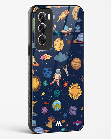 Space Frenzy Glass Case Phone Cover (Oppo)