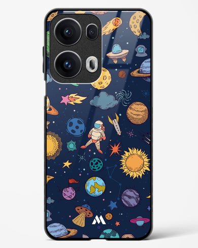 Space Frenzy Glass Case Phone Cover (Oppo)
