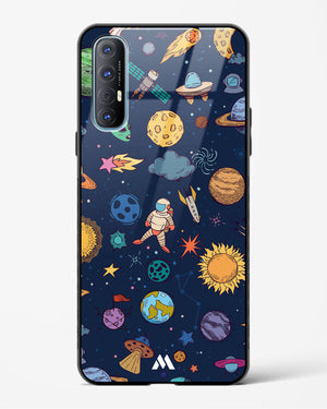 Space Frenzy Glass Case Phone Cover-(Oppo)