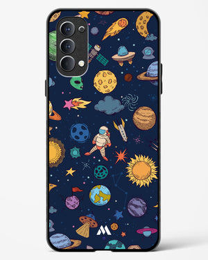 Space Frenzy Glass Case Phone Cover (Oppo)