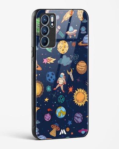 Space Frenzy Glass Case Phone Cover (Oppo)