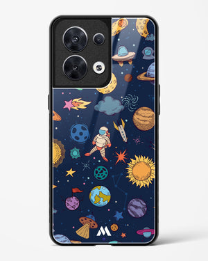 Space Frenzy Glass Case Phone Cover (Oppo)