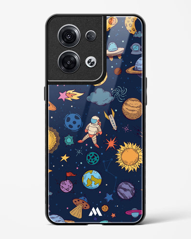 Space Frenzy Glass Case Phone Cover (Oppo)