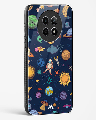 Space Frenzy Glass Case Phone Cover (Realme)