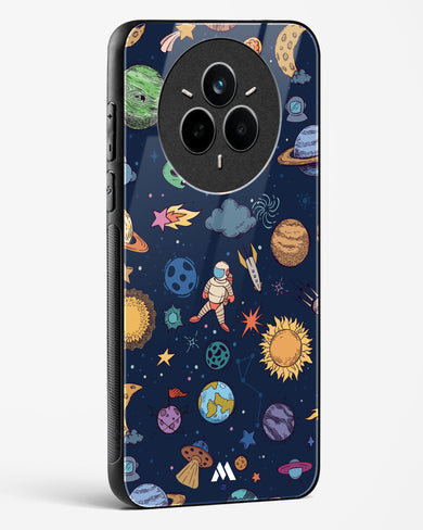 Space Frenzy Glass Case Phone Cover (Realme)