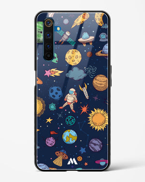 Space Frenzy Glass Case Phone Cover (Realme)