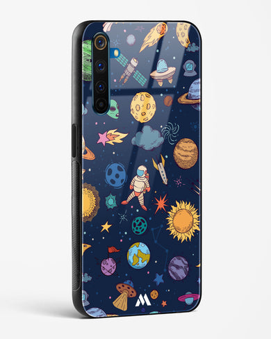 Space Frenzy Glass Case Phone Cover (Realme)