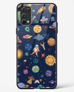 Space Frenzy Glass Case Phone Cover-(Realme)