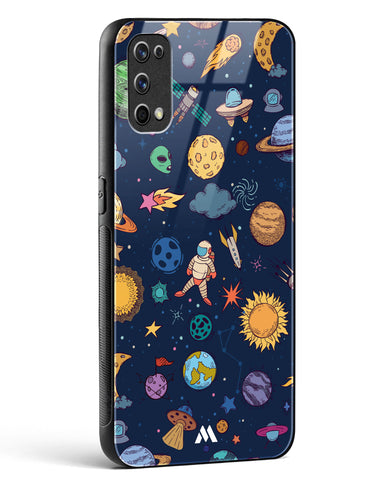 Space Frenzy Glass Case Phone Cover (Realme)