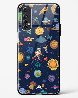 Space Frenzy Glass Case Phone Cover (Realme)