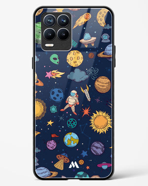 Space Frenzy Glass Case Phone Cover (Realme)