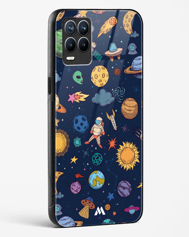Space Frenzy Glass Case Phone Cover (Realme)