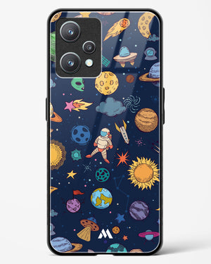 Space Frenzy Glass Case Phone Cover-(Realme)