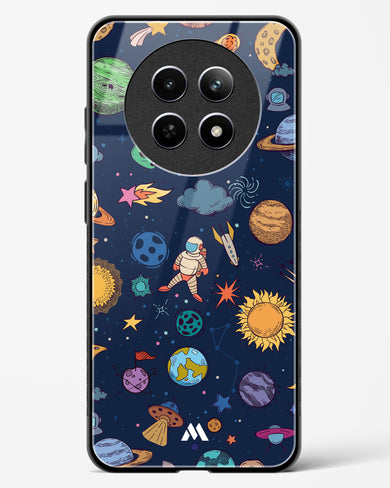 Space Frenzy Glass Case Phone Cover (Realme)