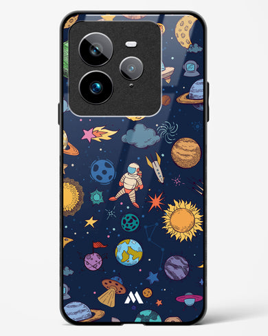 Space Frenzy Glass Case Phone Cover (Realme)