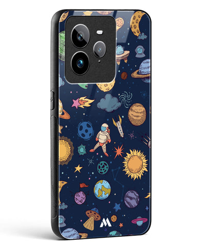 Space Frenzy Glass Case Phone Cover (Realme)