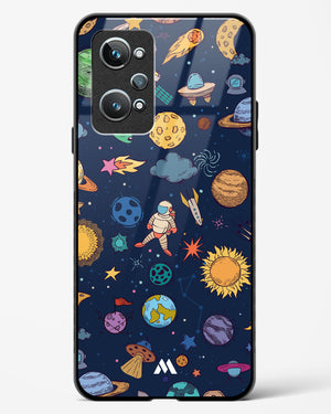 Space Frenzy Glass Case Phone Cover (Realme)