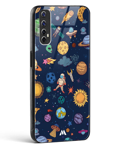 Space Frenzy Glass Case Phone Cover (Realme)
