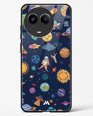 Space Frenzy Glass Case Phone Cover (Realme)