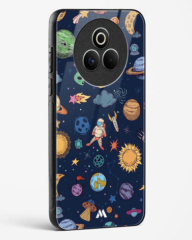 Space Frenzy Glass Case Phone Cover (Realme)