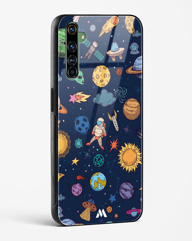 Space Frenzy Glass Case Phone Cover (Realme)