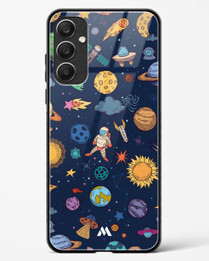 Space Frenzy Glass Case Phone Cover (Samsung)