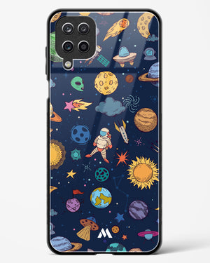 Space Frenzy Glass Case Phone Cover-(Samsung)