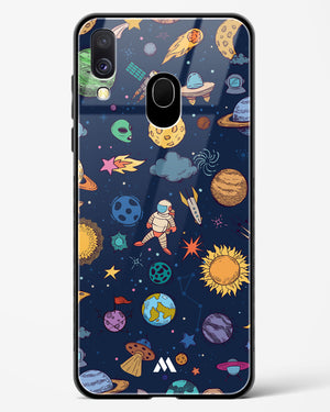 Space Frenzy Glass Case Phone Cover (Samsung)