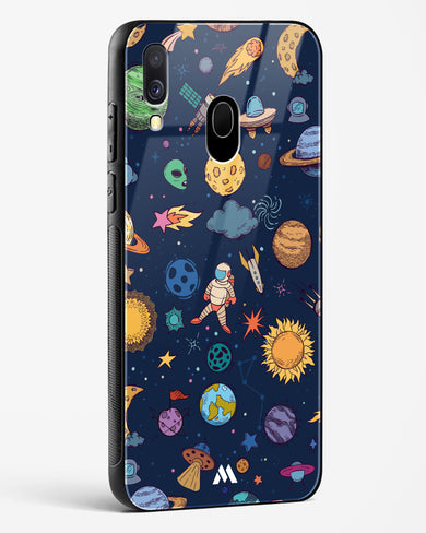 Space Frenzy Glass Case Phone Cover (Samsung)