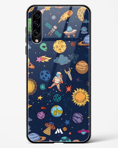 Space Frenzy Glass Case Phone Cover-(Samsung)