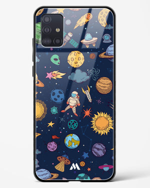 Space Frenzy Glass Case Phone Cover-(Samsung)