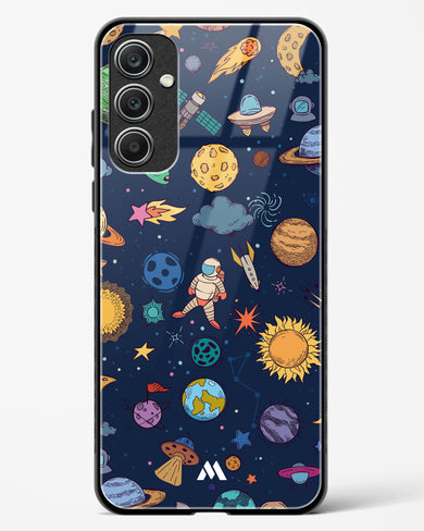 Space Frenzy Glass Case Phone Cover (Samsung)