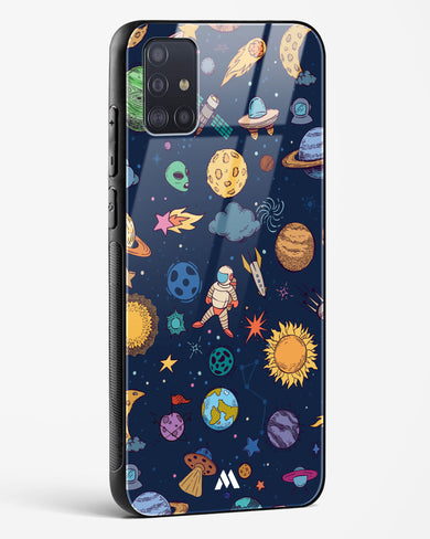 Space Frenzy Glass Case Phone Cover (Samsung)