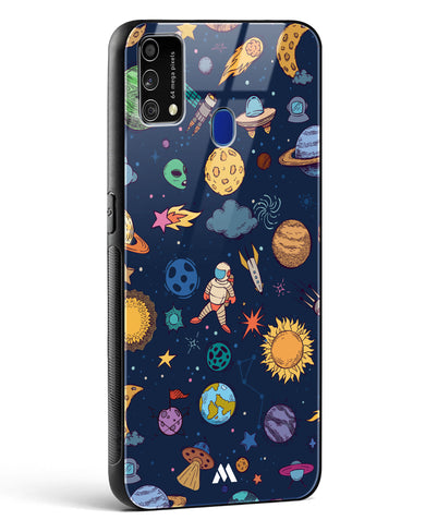 Space Frenzy Glass Case Phone Cover-(Samsung)