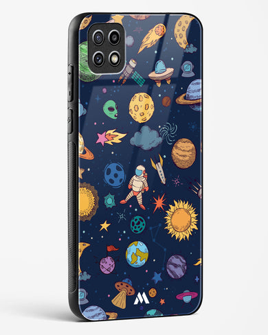 Space Frenzy Glass Case Phone Cover (Samsung)