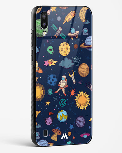 Space Frenzy Glass Case Phone Cover-(Samsung)