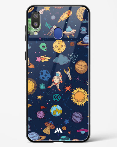 Space Frenzy Glass Case Phone Cover-(Samsung)