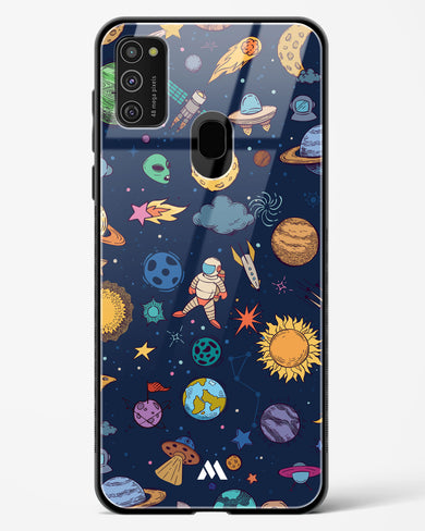 Space Frenzy Glass Case Phone Cover (Samsung)