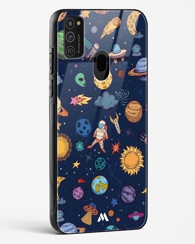 Space Frenzy Glass Case Phone Cover (Samsung)