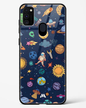 Space Frenzy Glass Case Phone Cover (Samsung)