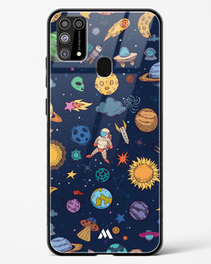 Space Frenzy Glass Case Phone Cover-(Samsung)