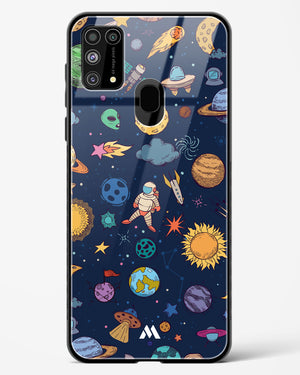 Space Frenzy Glass Case Phone Cover-(Samsung)