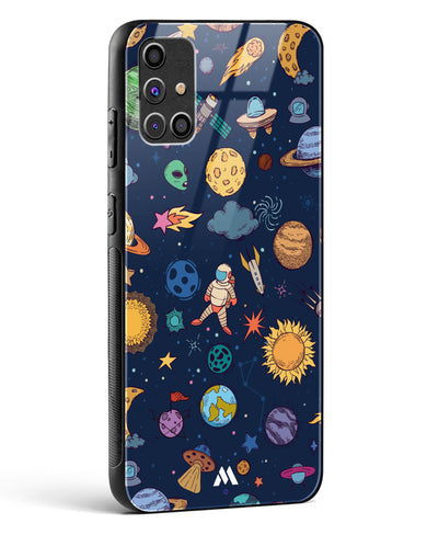 Space Frenzy Glass Case Phone Cover-(Samsung)