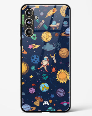 Space Frenzy Glass Case Phone Cover (Samsung)