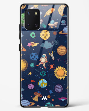 Space Frenzy Glass Case Phone Cover-(Samsung)