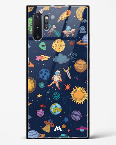 Space Frenzy Glass Case Phone Cover-(Samsung)