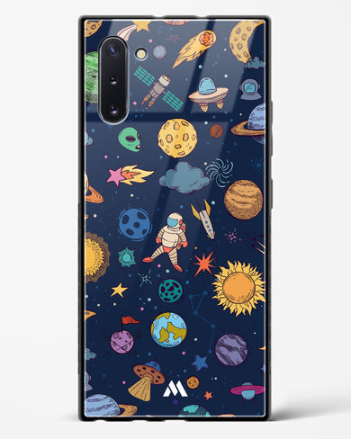 Space Frenzy Glass Case Phone Cover-(Samsung)