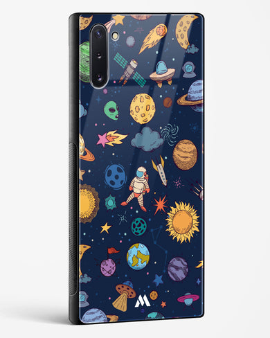 Space Frenzy Glass Case Phone Cover-(Samsung)